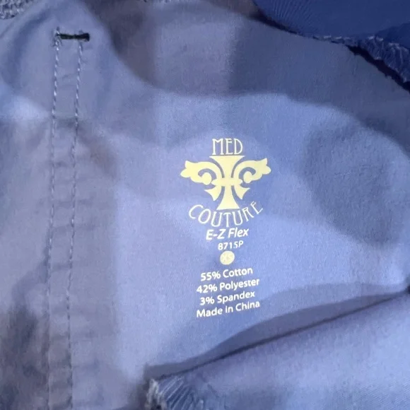 Med Couture Scrub pants petite large - Picture 2 of 5